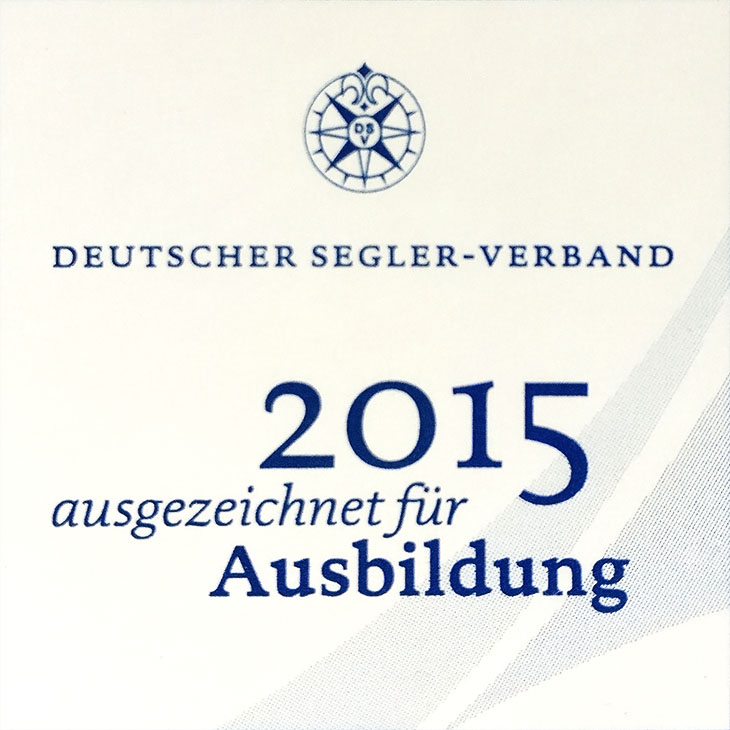 DSV Auszeichnung für Ausbildung 2015