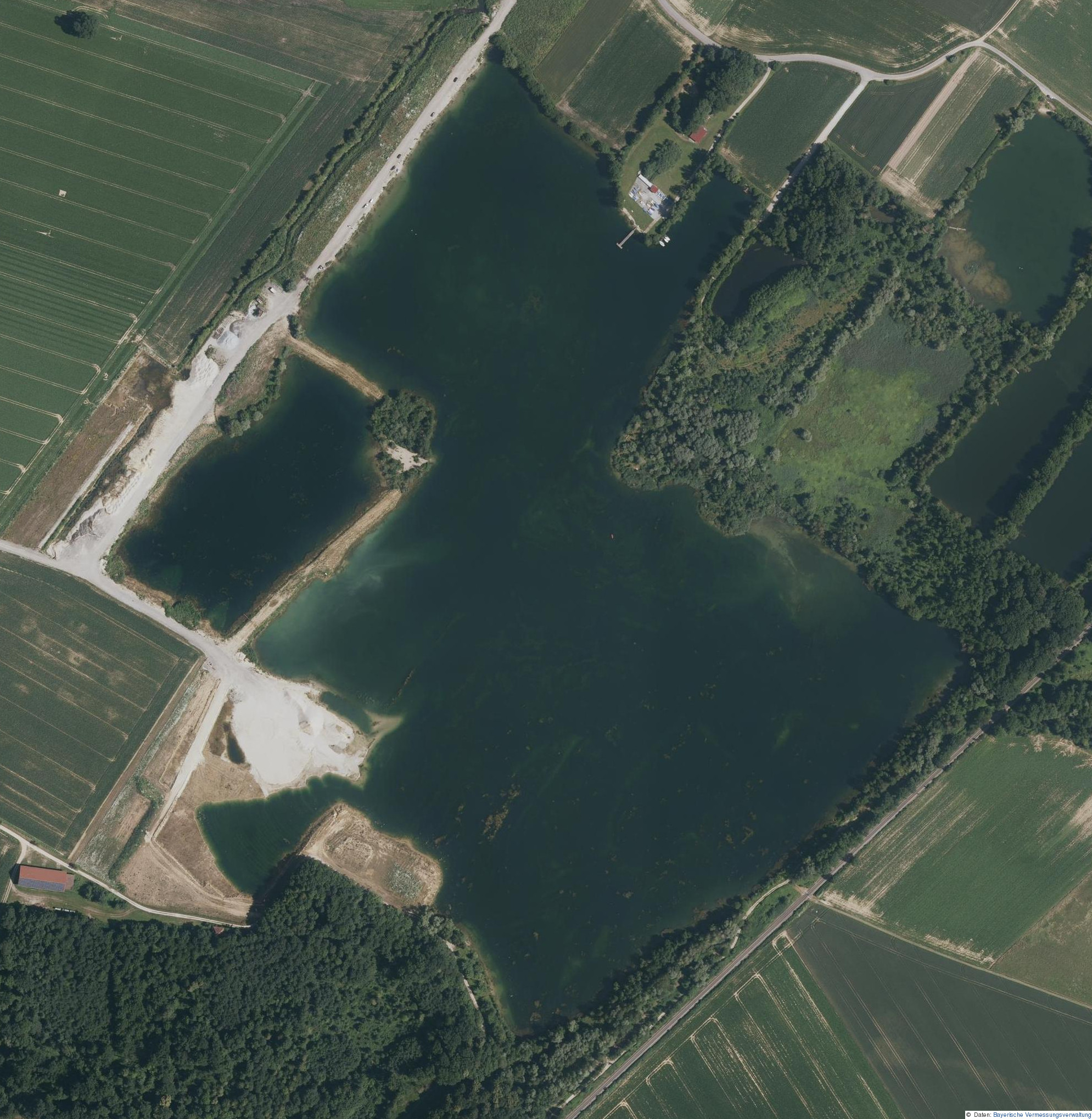 Luftbild Burgsee 2016